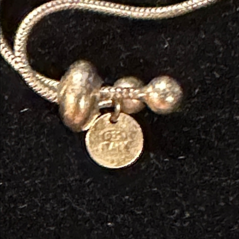 Dyadema 925 Italy Round Chain with Elegant Multi-Color Clover Gemstones. 10” - Picture 3 of 6